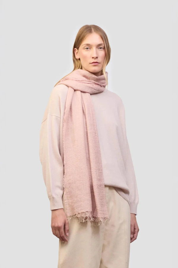 Begg x Co Staffa Solid Scarf - Pink