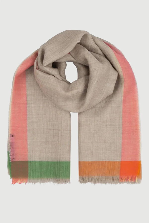 Begg x Co Wispy Alyssa Scarf - Beige