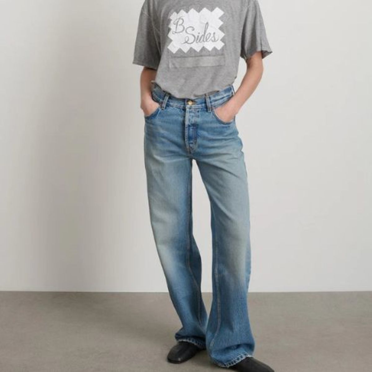 B Sides Bec Jean 32" Inseam - Shell Vintage Wash - Image 1 of 3