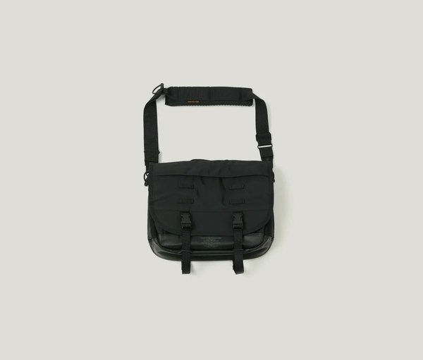 Porter-Yoshida Monochrome Messenger Bag - Black