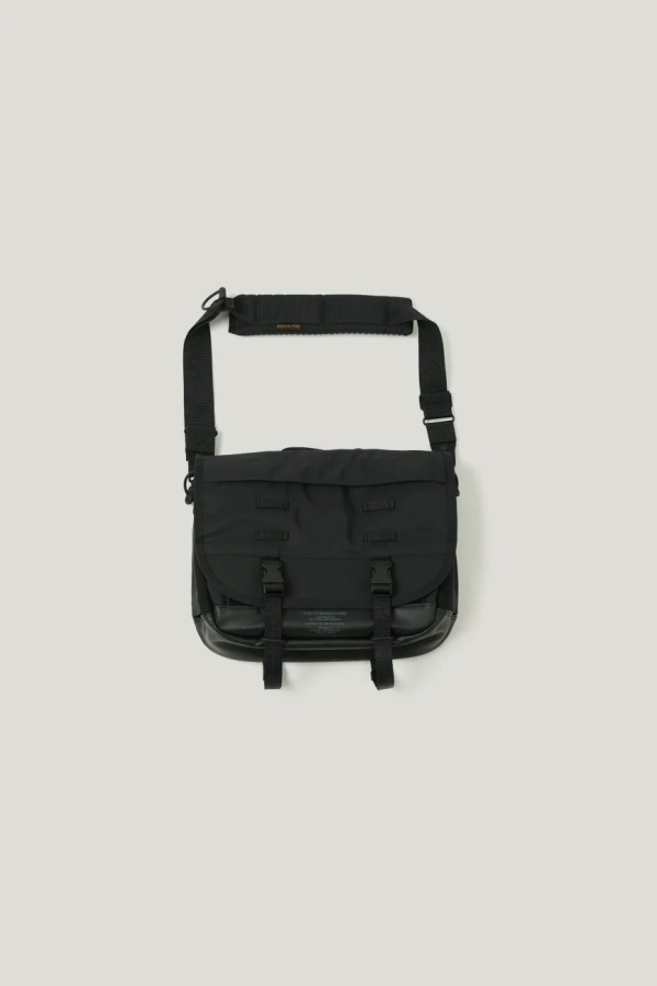 Porter-Yoshida Monochrome Messenger Bag - Black