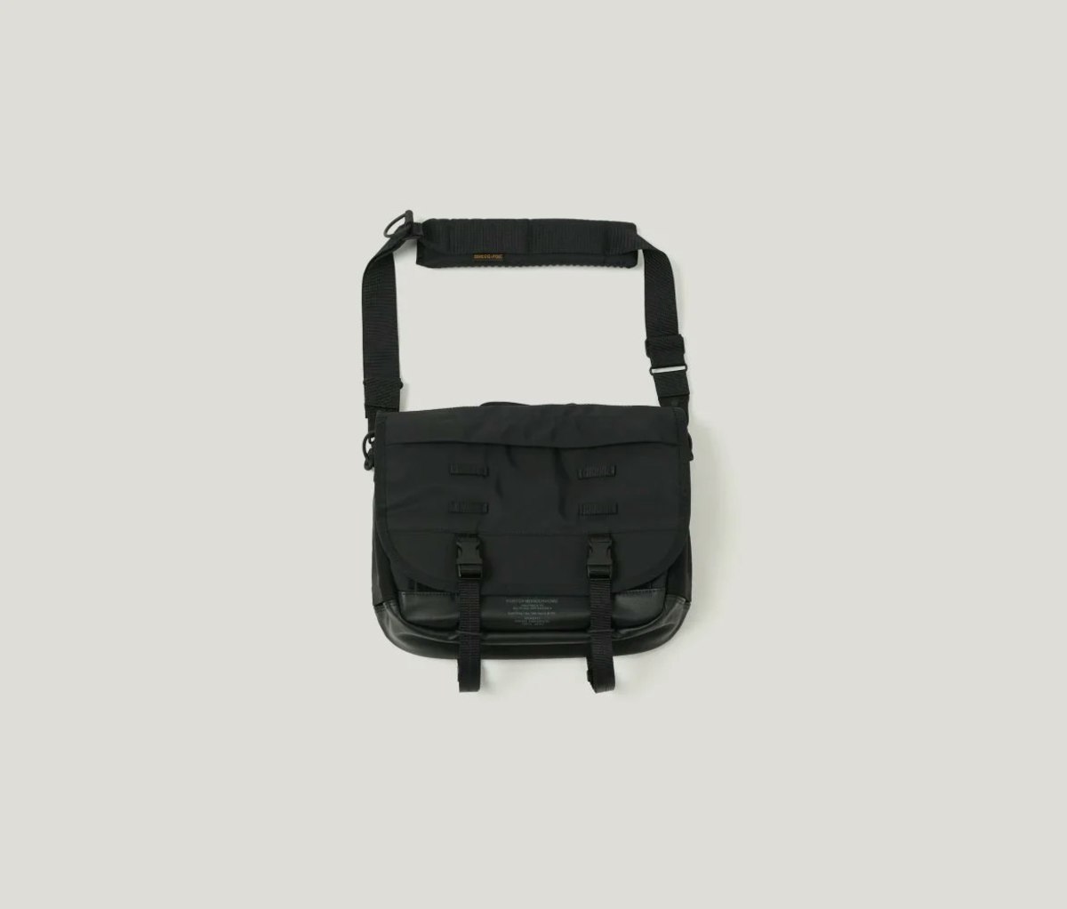 Porter-Yoshida Monochrome Messenger Bag - Black - Image 1 of 5