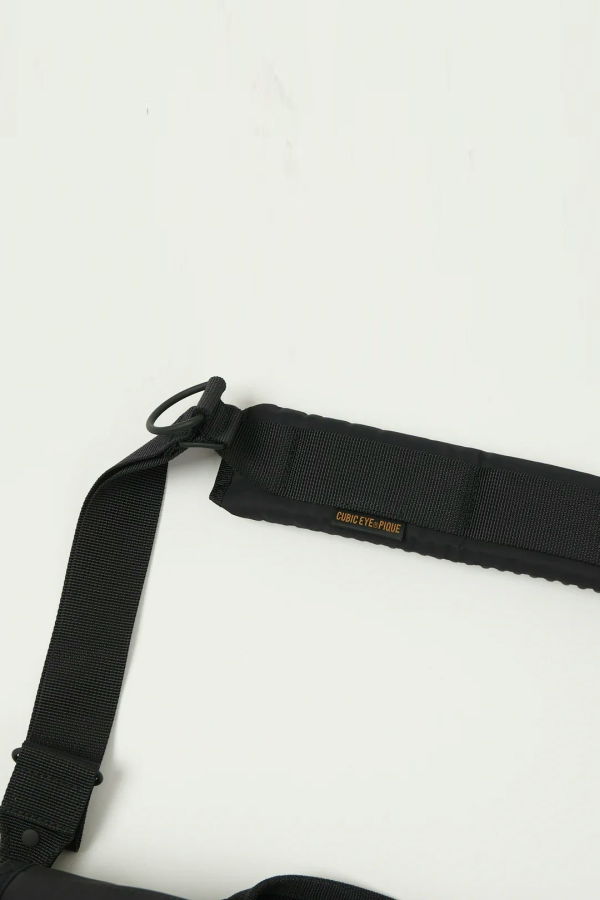 Porter-Yoshida Monochrome Messenger Bag - Black