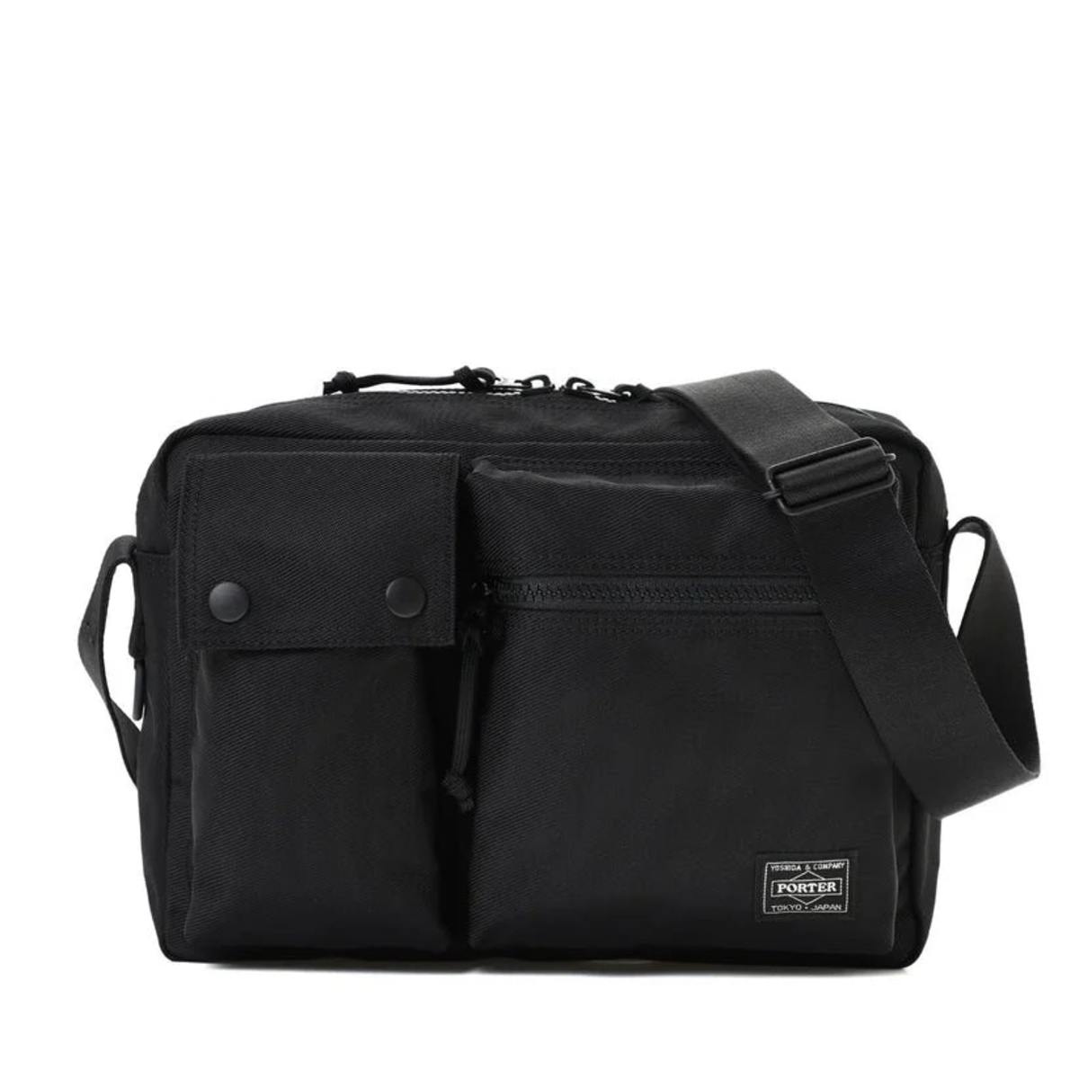 Porter-Yoshida Monochrome Messenger Bag - Black - Image 5 of 5