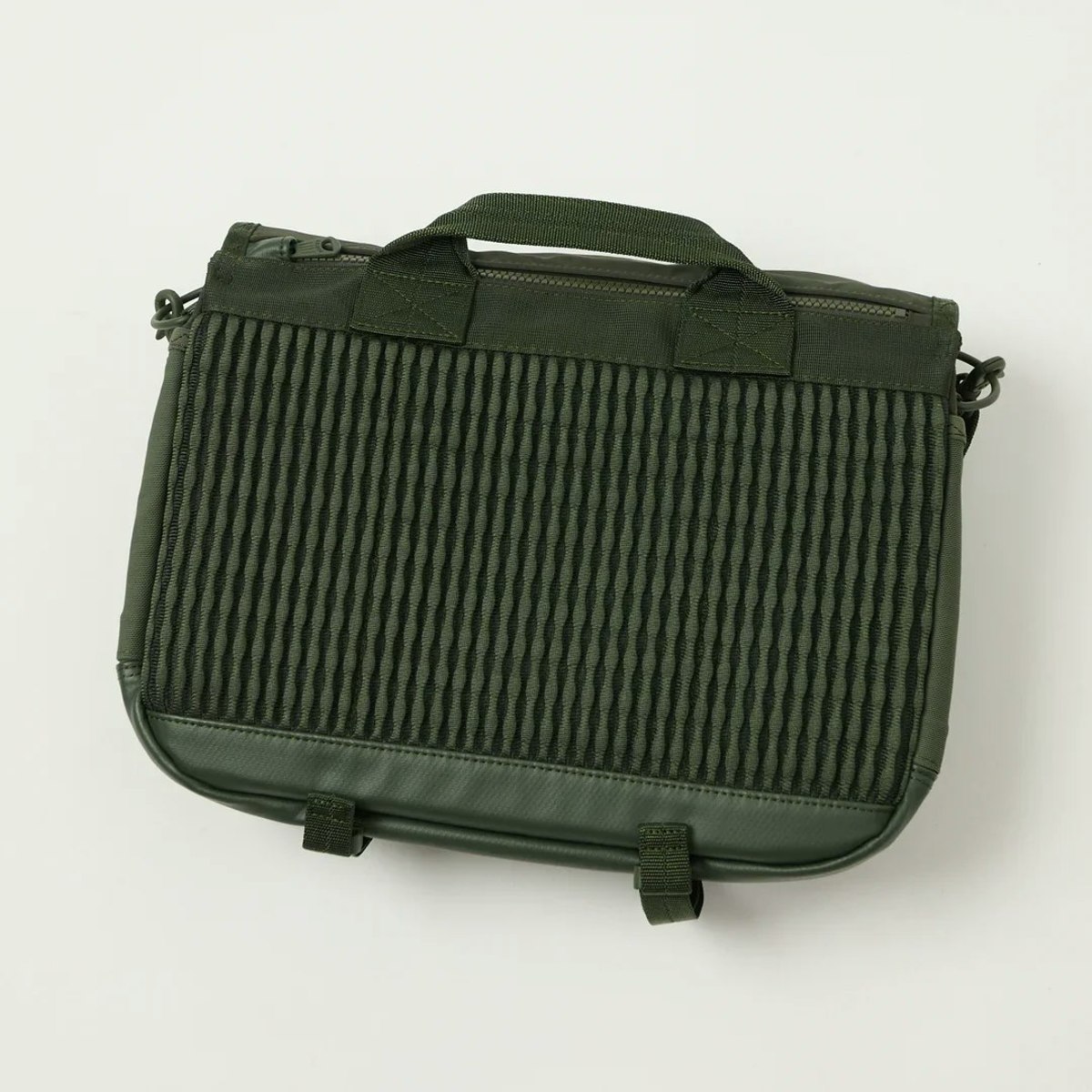 Porter-Yoshida Monochrome Messenger Bag - Olive - Image 3 of 5