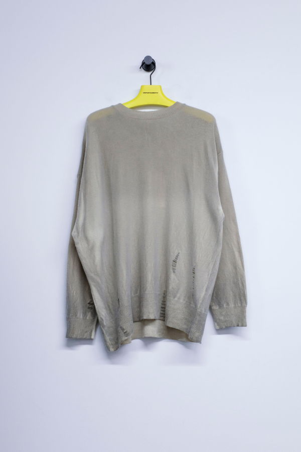Our Legacy Moss Spray Dye Cherub Wool Slant Knit