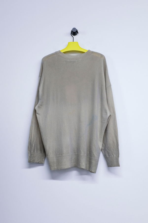 Our Legacy Moss Spray Dye Cherub Wool Slant Knit