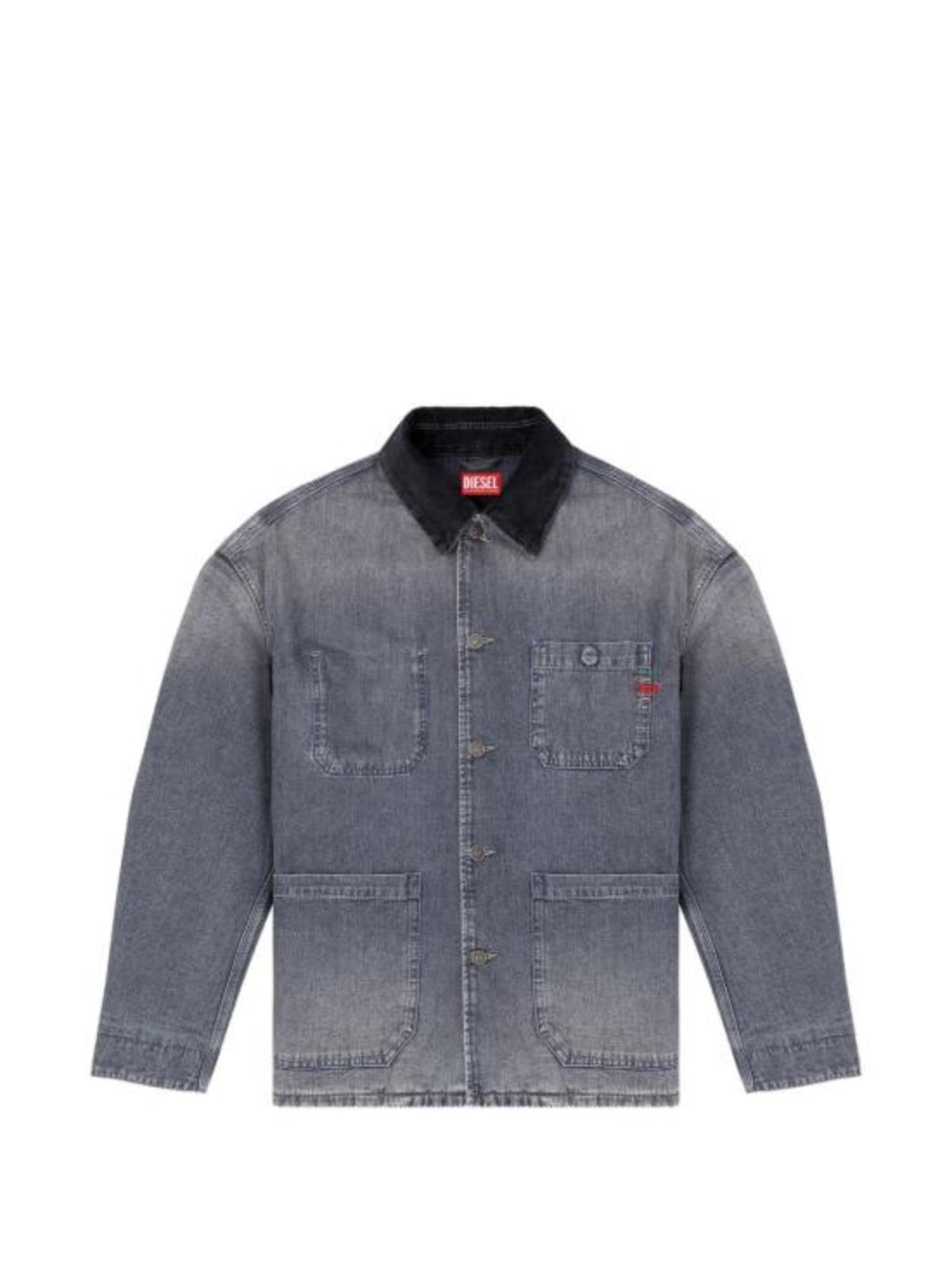 DIESEL Denim Jacket - Gray - Image 1 of 6