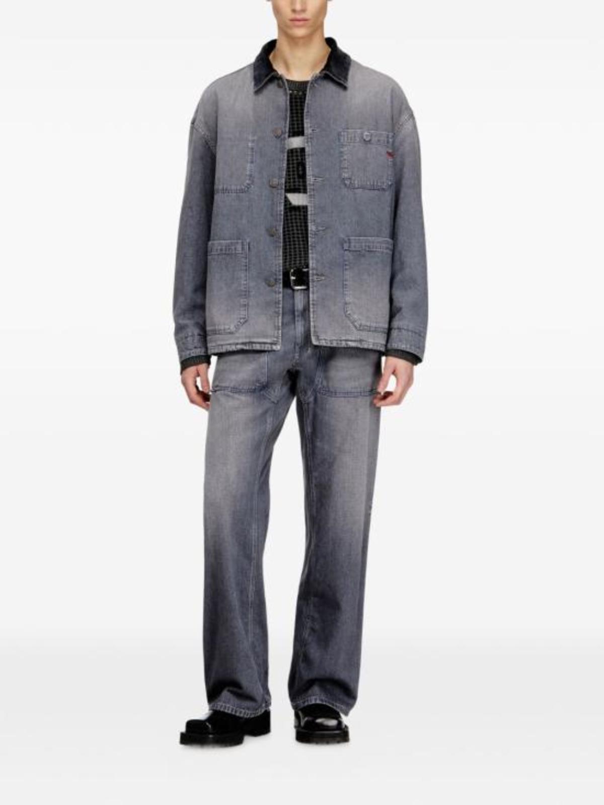 DIESEL Denim Jacket - Gray - Image 3 of 6