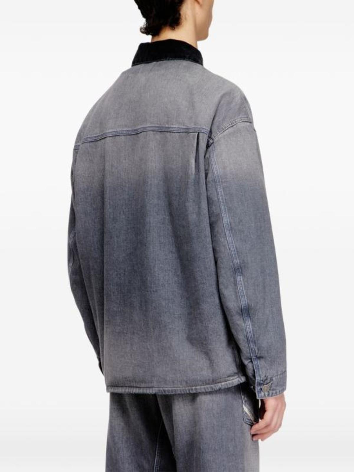 DIESEL Denim Jacket - Gray - Image 5 of 6
