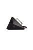 NIKA TANG Texahedron Silver Clutch Handbag - Thumbnail 4