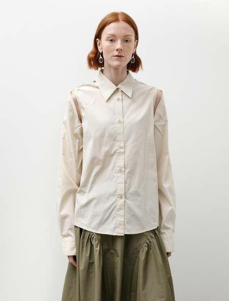 Our Legacy White Big Welding Shirt | Garmentory