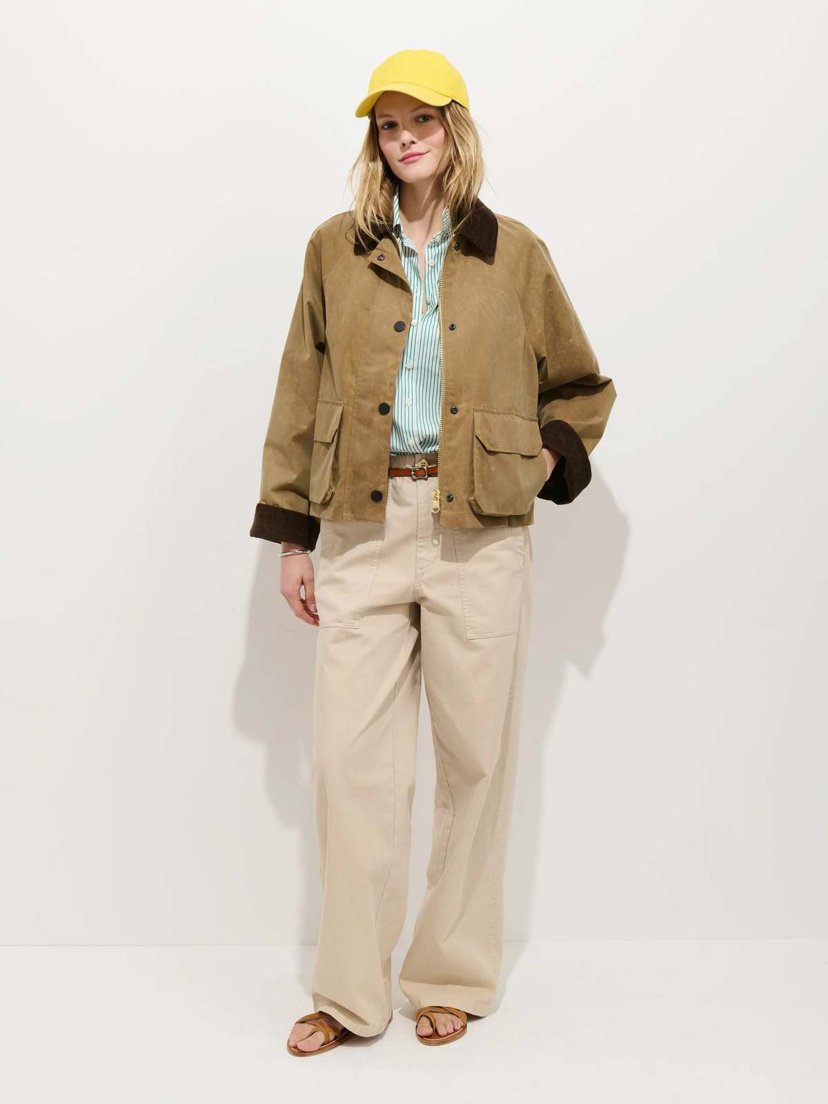 Alex Mill Chiltern Cropped Jacket in Waxed Canvas - Image 2 of 6