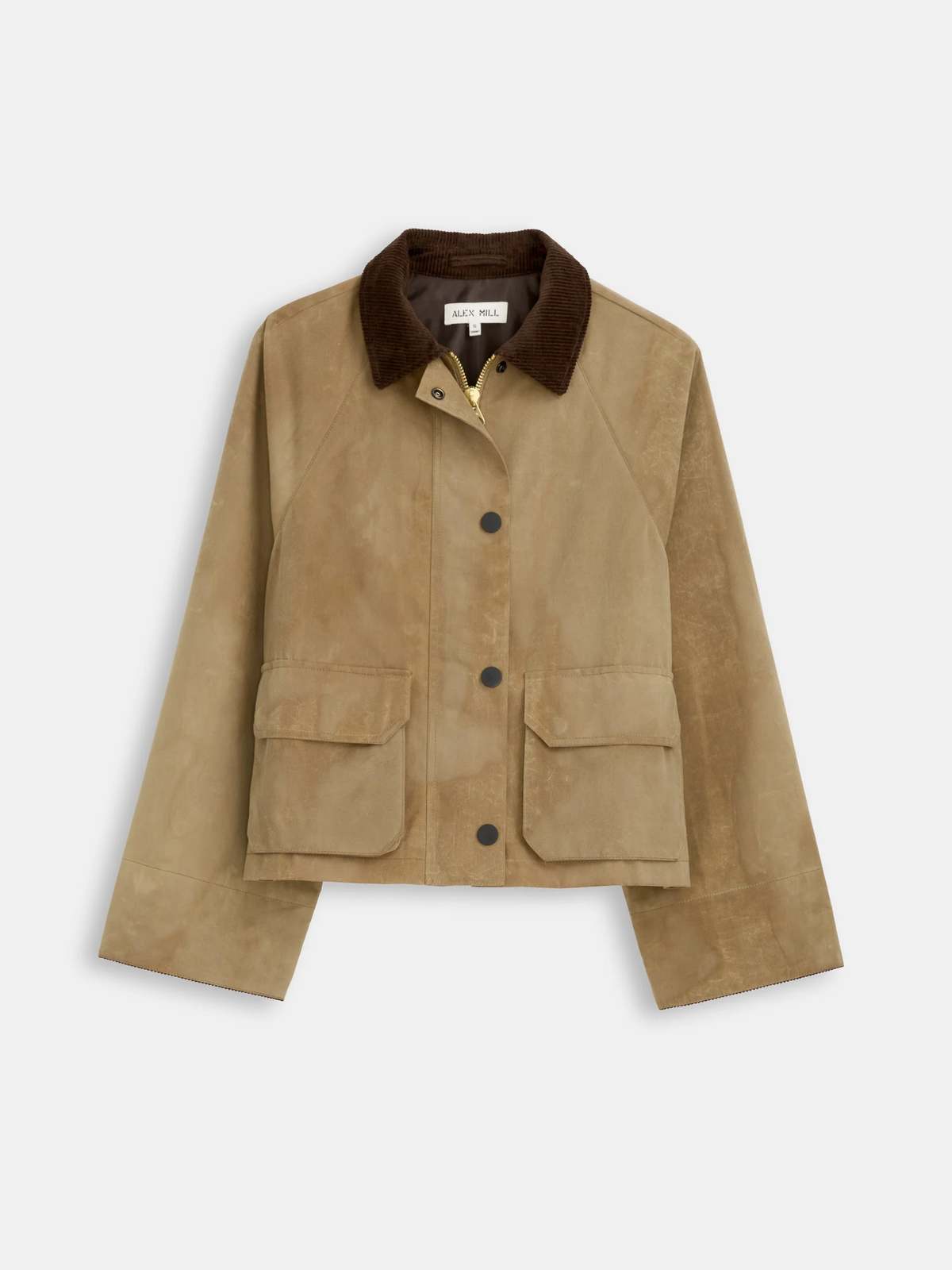 Alex Mill Chiltern Cropped Jacket in Waxed Canvas - Image 6 of 6