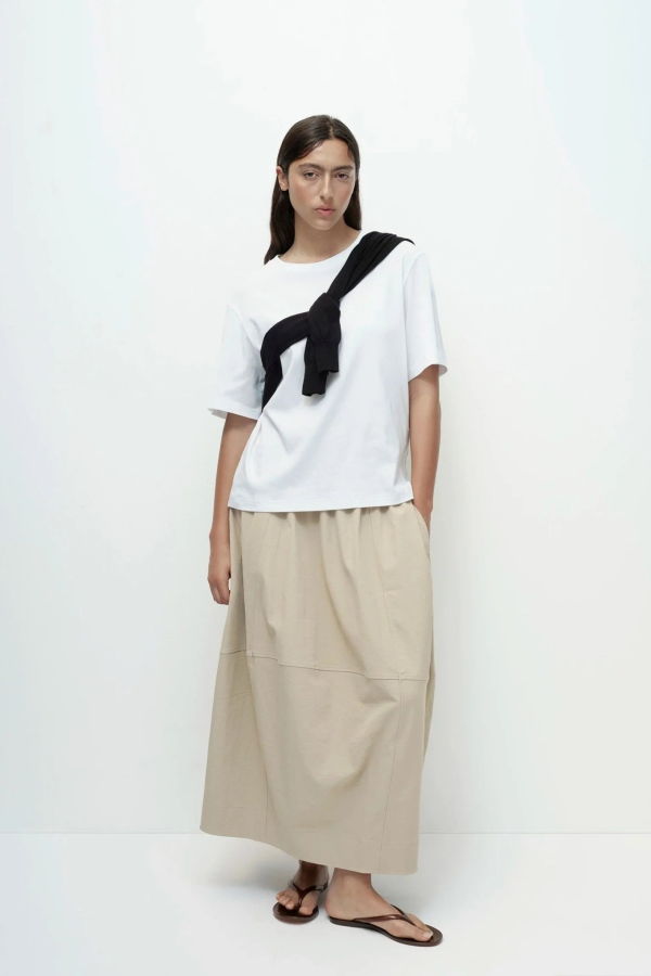 Mijeong Park Balloon Midi Skirt