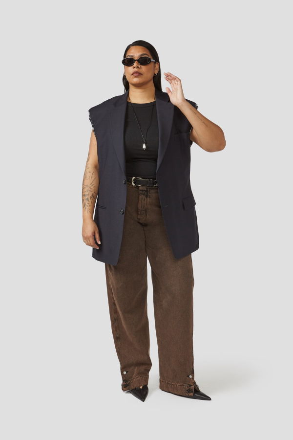 Decade Studio Cuff Jeans - Lousa