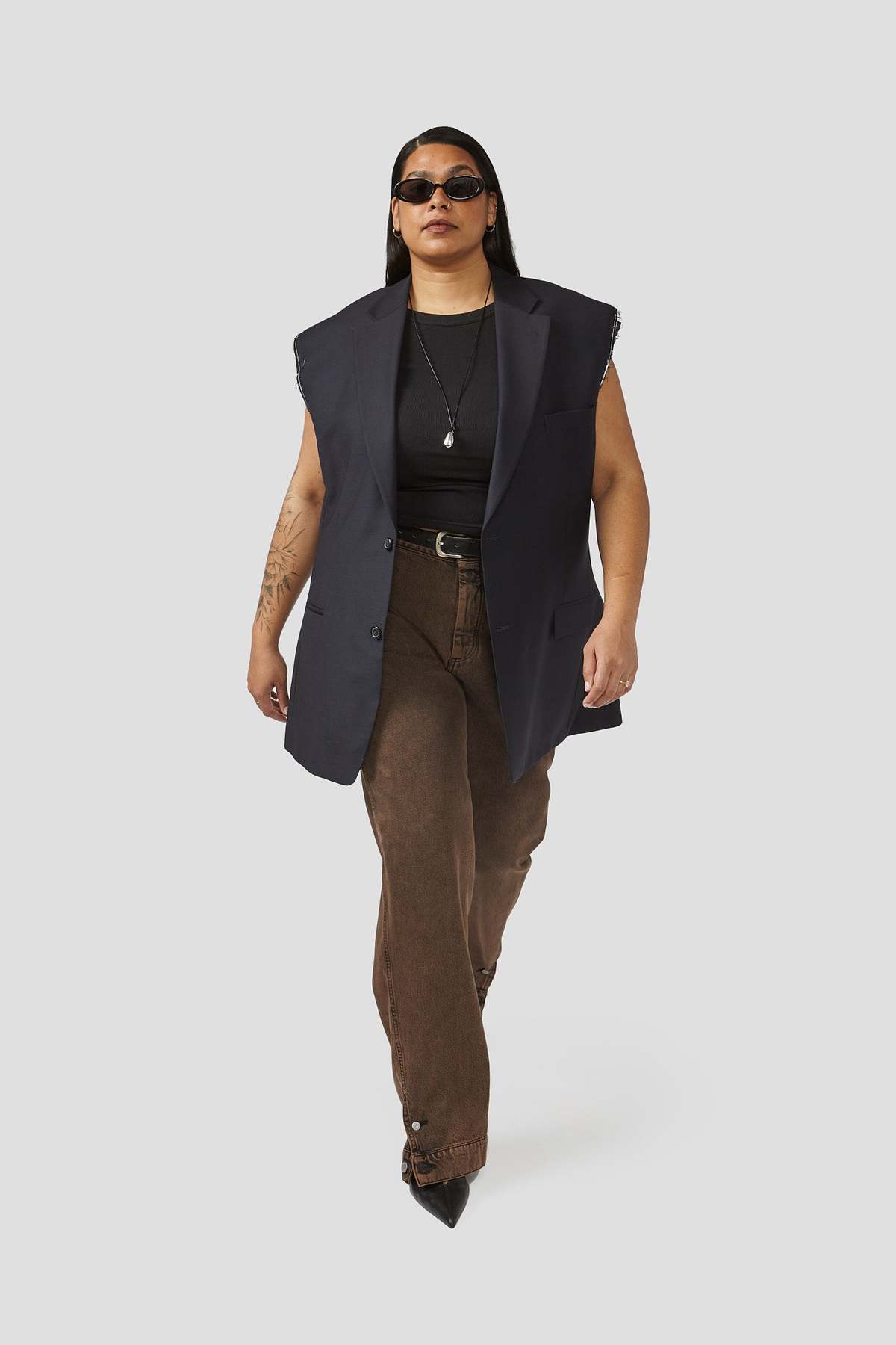 Decade Studio Cuff Jeans - Lousa - Image 2 of 9