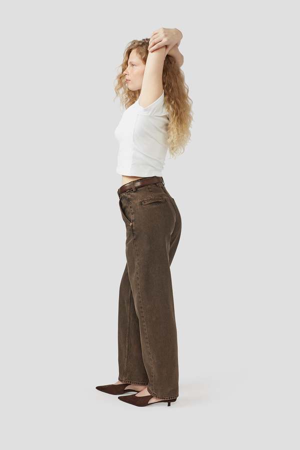 Decade Studio Emi Pants - Lousa