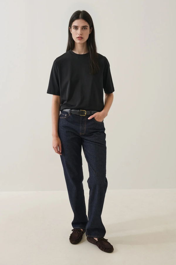 Patrick Assaraf Organic Cotton Relaxed Crew T-Shirt