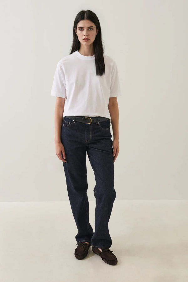 Patrick Assaraf Organic Cotton Relaxed Crew T-Shirt