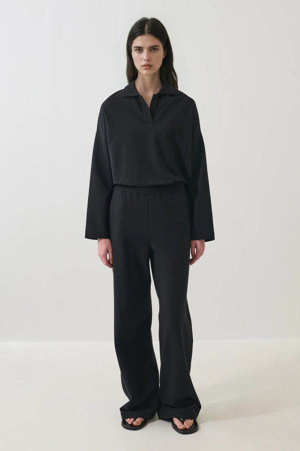 Patrick Assaraf Pima Cotton French Terry Relaxed Pant