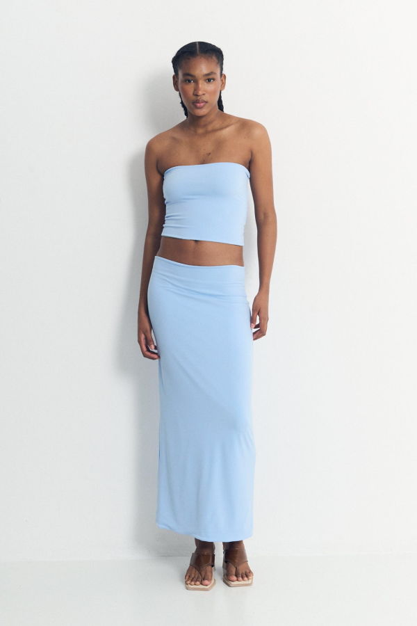 Feners Tu X Mi Reversible Skirt Marbre Print