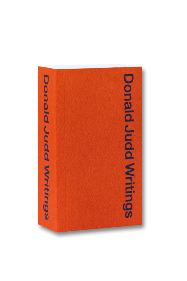 "Donald Judd Writings" by The Judd Foundation Book