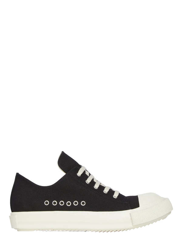 DRKSHDW by Rick Owens Extreme Low Sneakers - Black/Milk