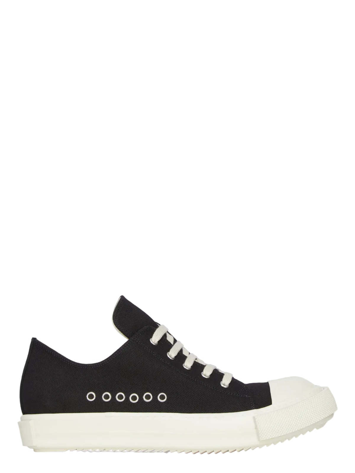 DRKSHDW by Rick Owens Extreme Low Sneakers - Black/Milk - Image 1 of 6