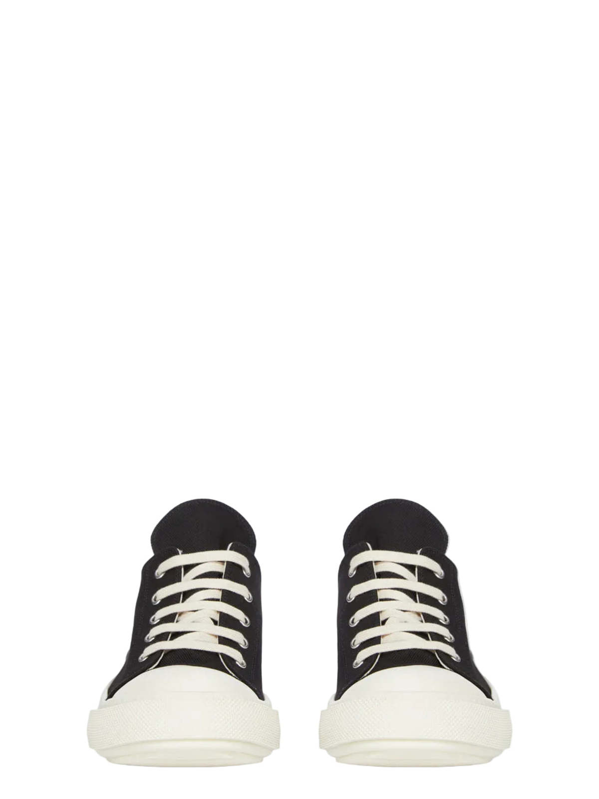 DRKSHDW by Rick Owens Extreme Low Sneakers - Black/Milk - Image 2 of 6