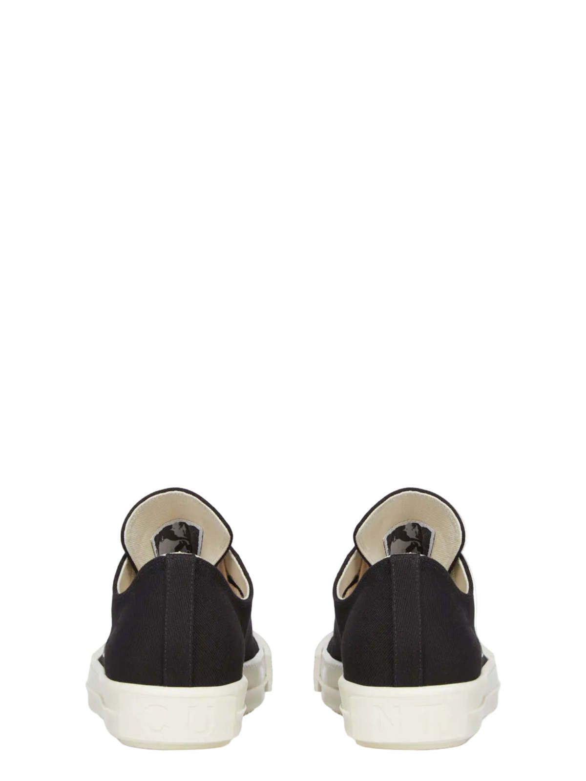 DRKSHDW by Rick Owens Extreme Low Sneakers - Black/Milk - Image 4 of 6