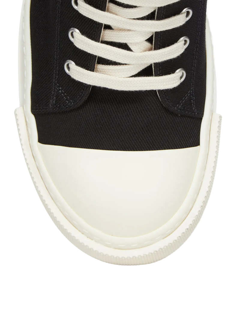 DRKSHDW by Rick Owens Extreme Low Sneakers - Black/Milk