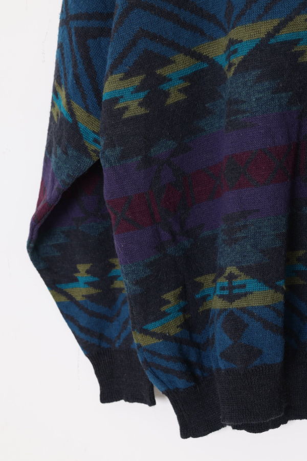 (Unattributed) 1980s–1990s, Made in Italy, wool-blend jacquard