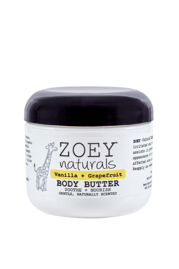 Zoey Naturals Vanilla + Grapefruit Body Butter