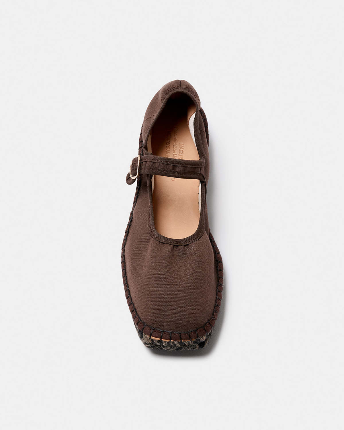 Naguisa Laxe Bicolor Mary Jane Espadrilles - Dark Brown - Image 7 of 8