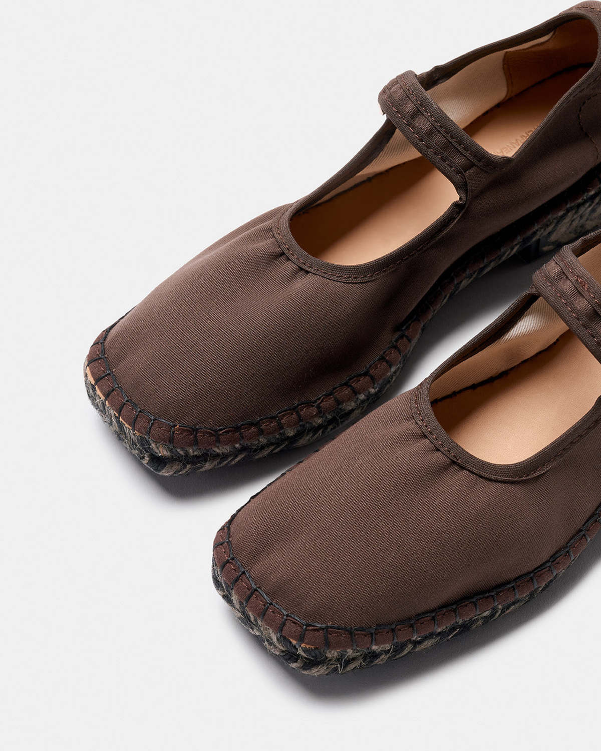Naguisa Laxe Bicolor Mary Jane Espadrilles - Dark Brown - Image 8 of 8