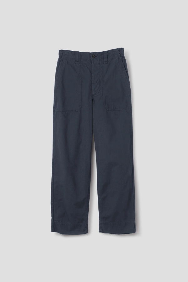 Margaret Howell Patch Pocket Utility Coarse Yarn Cotton Trousers