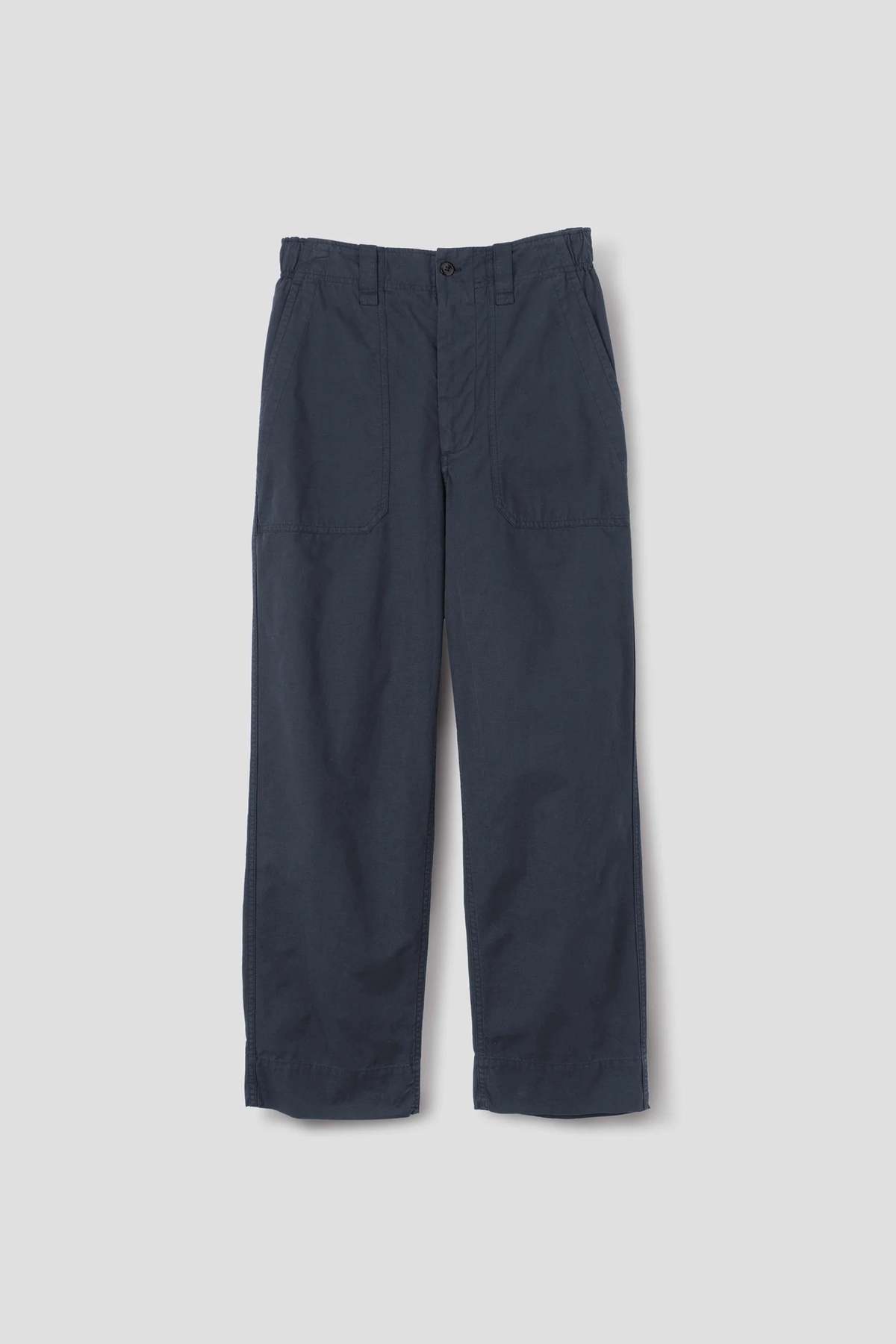 Margaret Howell Patch Pocket Utility Coarse Yarn Cotton Trousers - Image 1 of 3