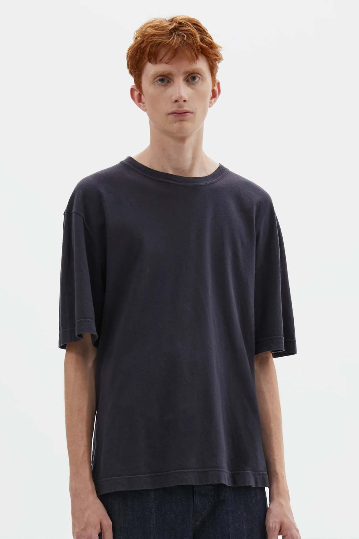 Margaret Howell Simple T-Shirt Organic Cotton Linen Jersey - Image 2 of 6