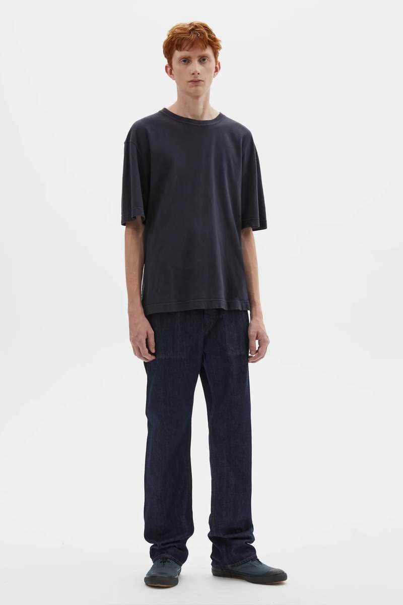 Margaret Howell Simple T-Shirt Organic Cotton Linen Jersey