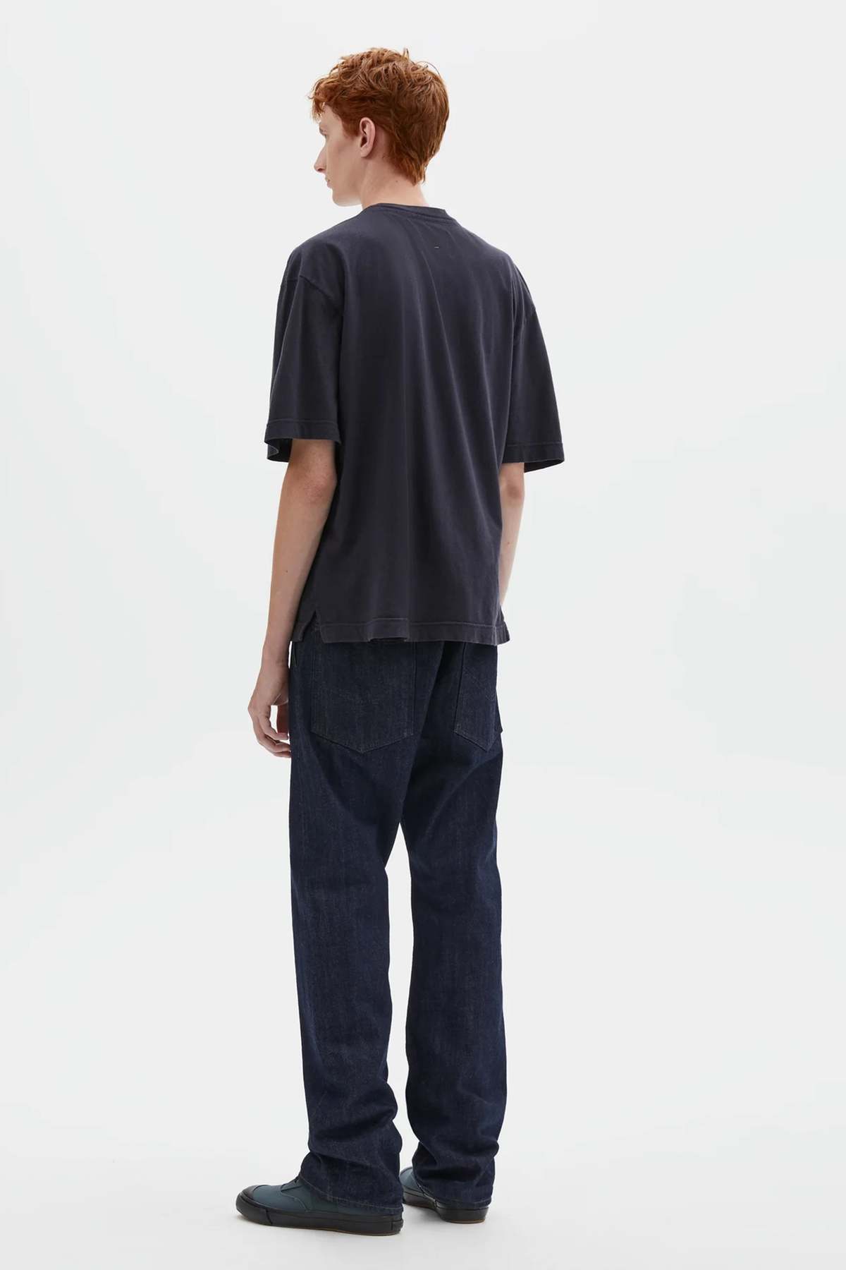 Margaret Howell Simple T-Shirt Organic Cotton Linen Jersey - Image 4 of 6