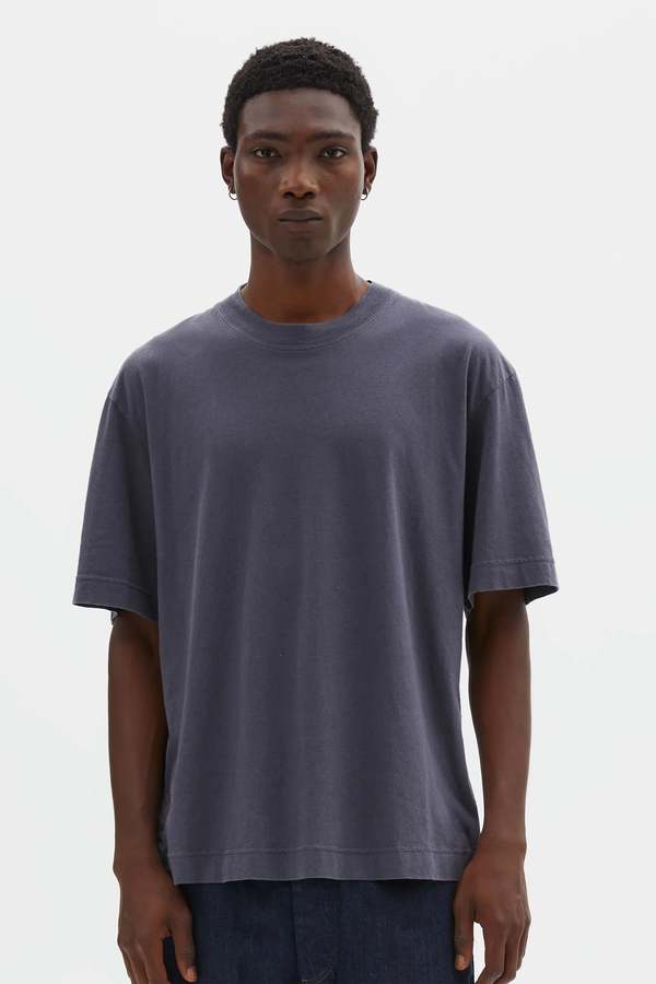 Margaret Howell Simple T-Shirt Organic Cotton Linen Jersey Margaret Howell Simple T-Shirt Organic Cotton Linen Jersey