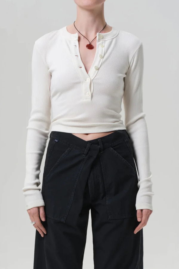 Citizens of Humanity Varra Henley Top