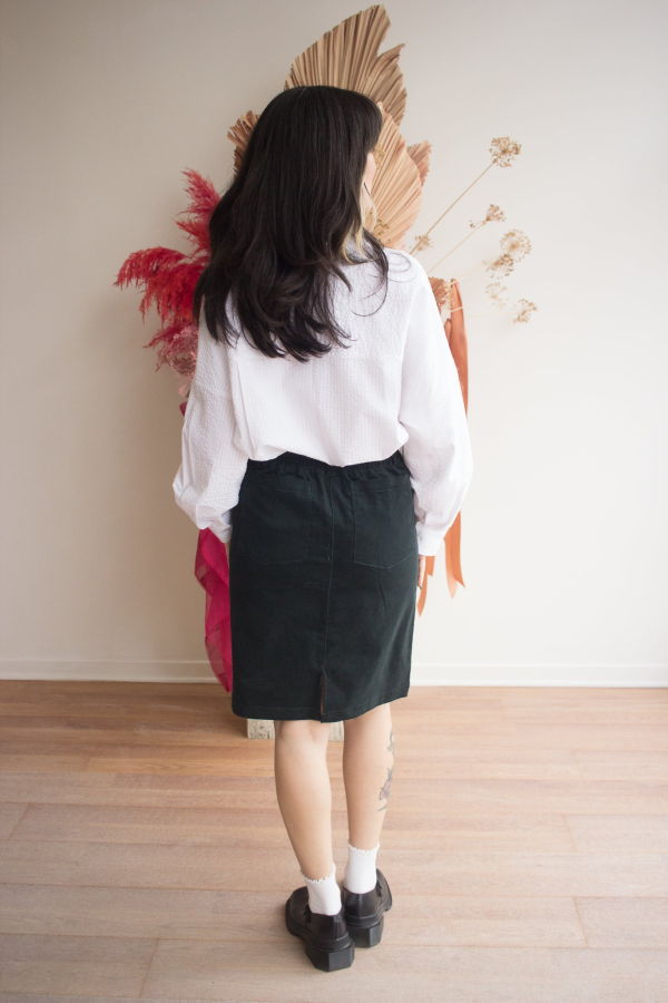 Connally Goods Kipling Corduroy Skirt - Dark Spruce