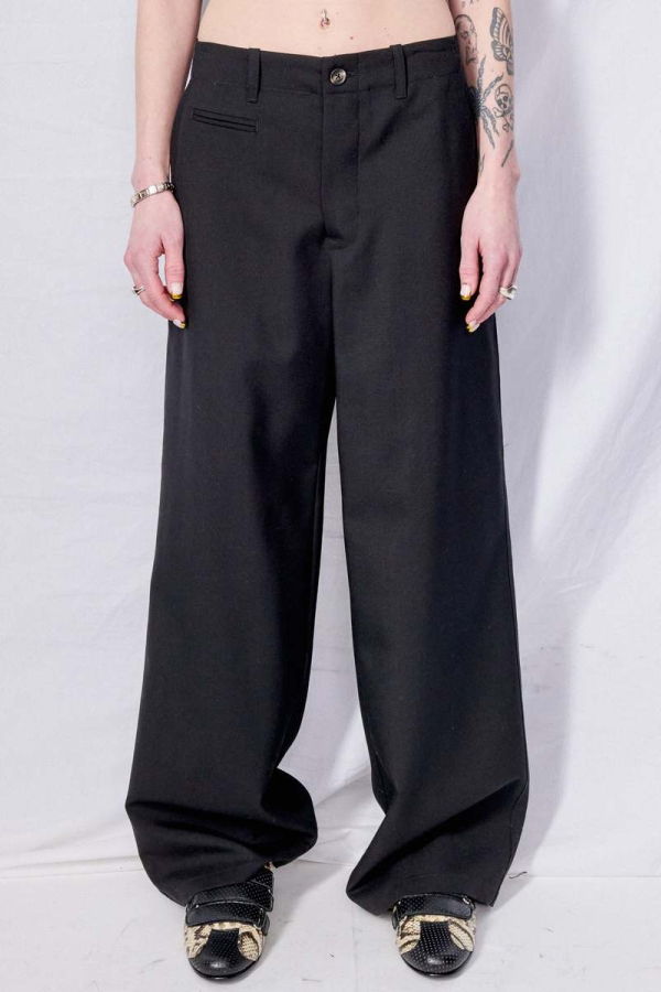 Assembly Black Suiting Full Pant