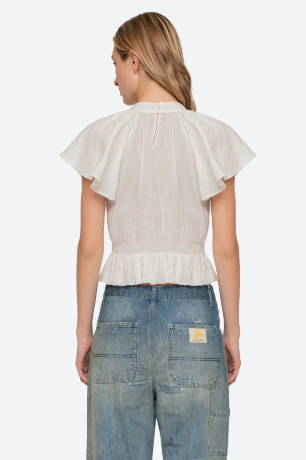 Sea NY Holden Flower Flutter Top