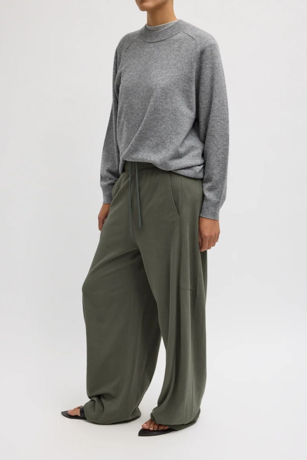 Tibi Light Weight Sweatshirting Winslow Pant