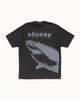 Stussy Shark Pigment Dyed Tee - Black - Thumbnail 2