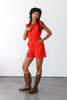 Noble Tank Suit Romper - Paprika - Thumbnail 1