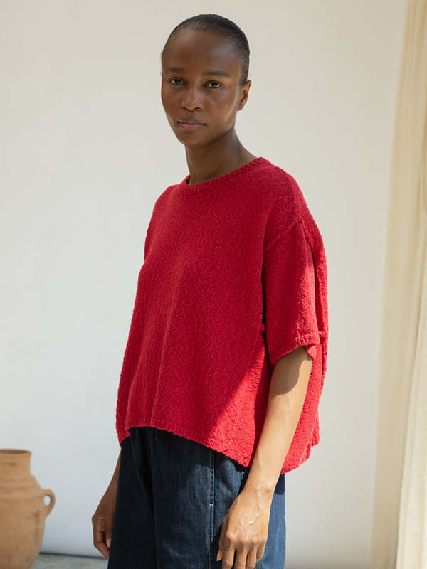 Beaumont Organic Alessia Short Sleeve Knit Sweater